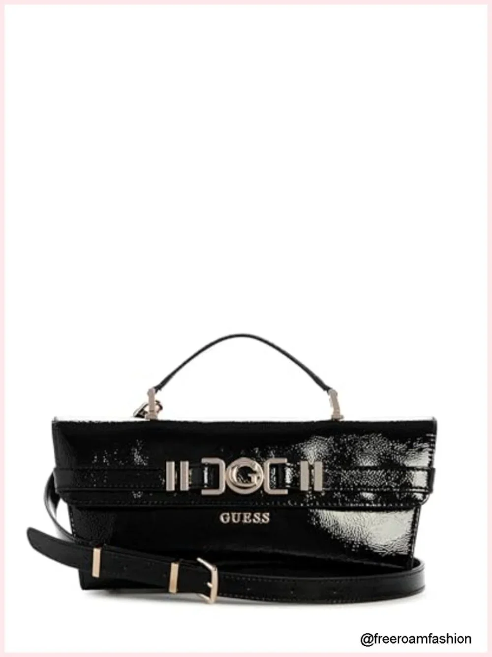 Top Handle Satchel Purse with Zip Closure and Gold Hardware